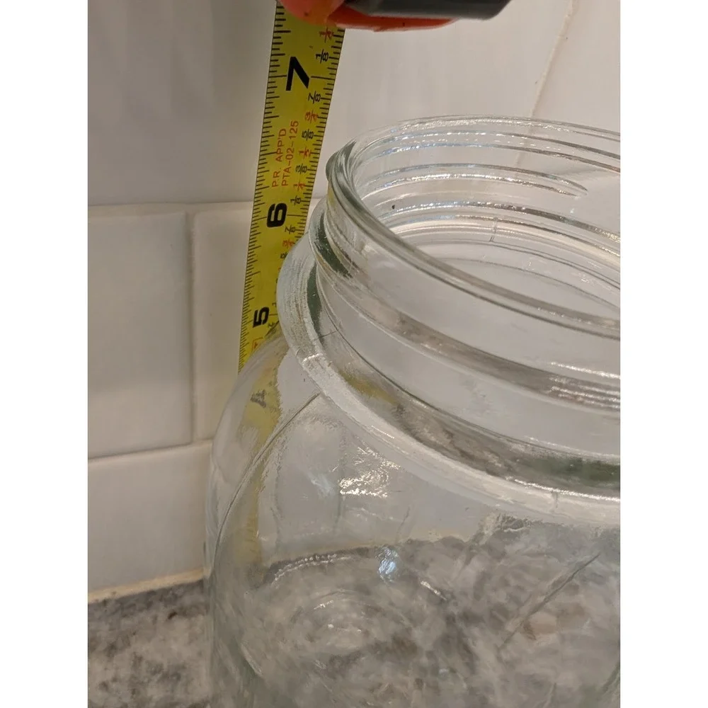 Vintage Ball Perfect Mason Clear Quart Canning Jar With Zinc‎ Lid